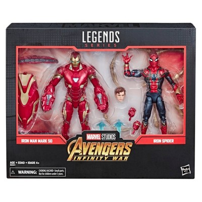 Marvel Legends Series Iron Man Mark 50 and Iron Spider
