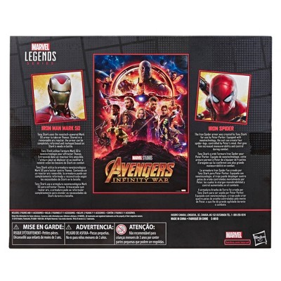 Marvel Legends Series Iron Man Mark 50 and Iron Spider
