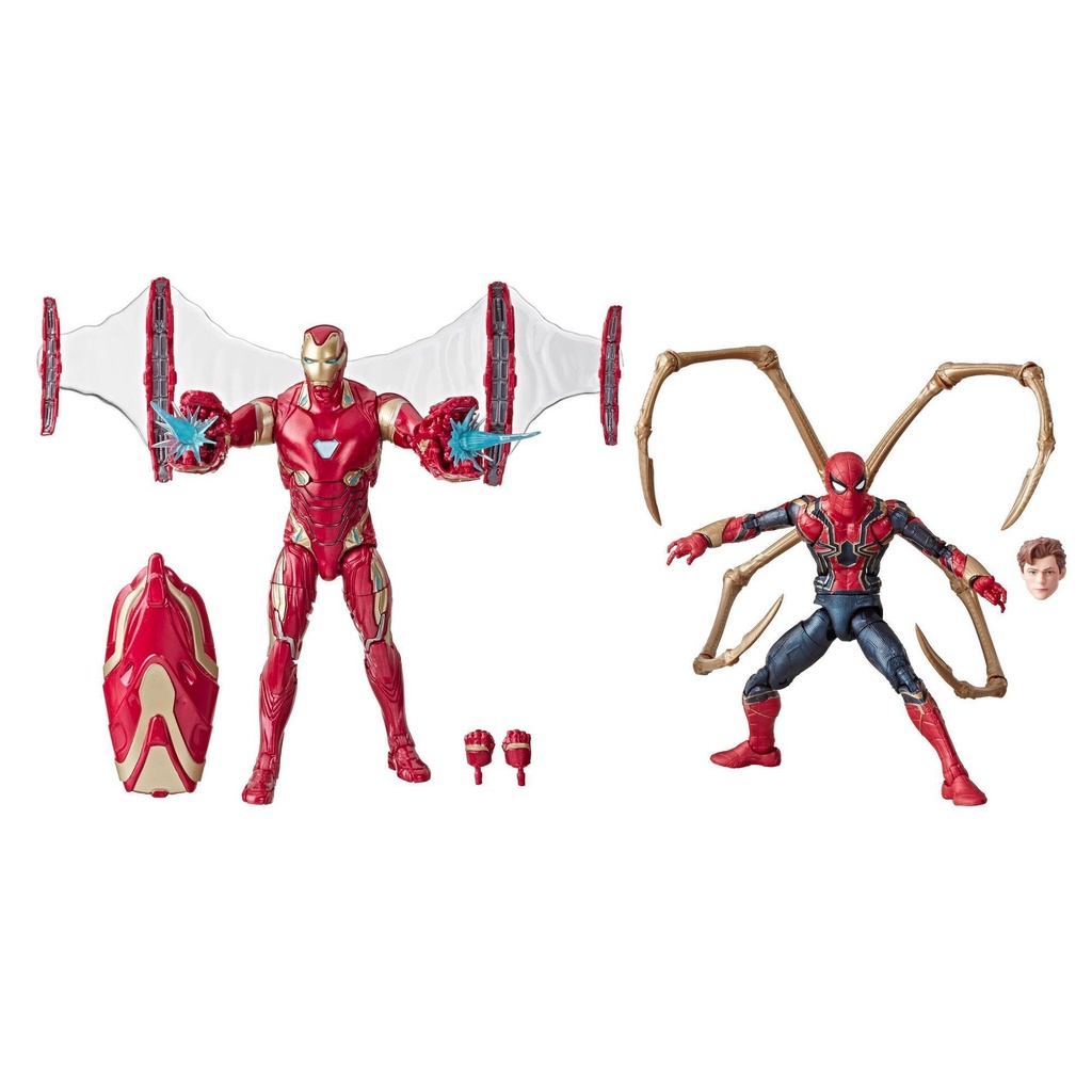 Marvel Legends Series Iron Man Mark 50 and Iron Spider