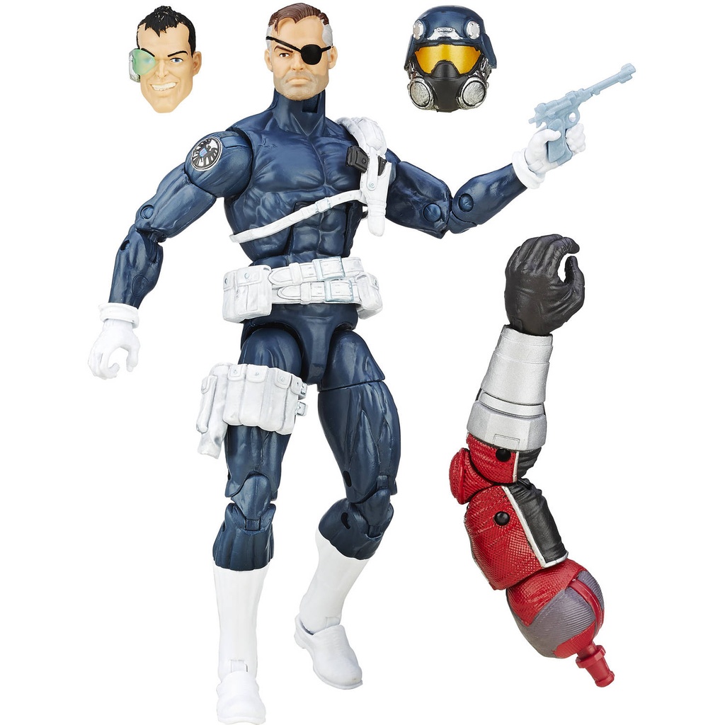 Marvel 6  Legends Series Nick Fury Figure - captain america giant man nuke