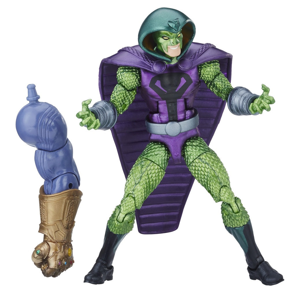 Hasbro Marvel Legends Series SERPENT SOCIETY 6-inch / 15cm Action Figure - 2016 Thanos Unarmored BaF - Avengers Assortment 1