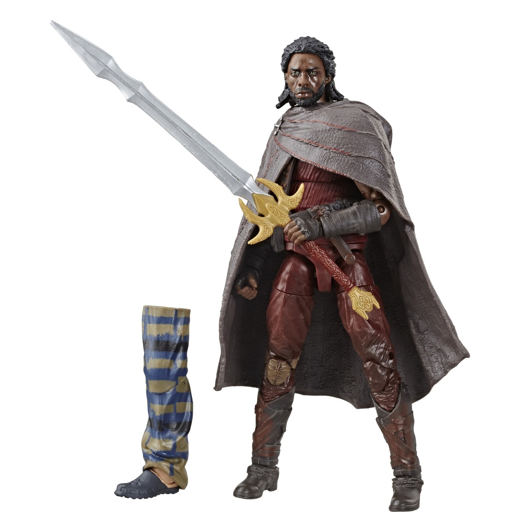 [Thor, iron Patriot, Captain America, Heimdall, Iron Man Mark LXXXV, Valkyrie, Vision] Hasbro Marvel Legends Avengers Infinity War / Endgame Series E7682 HEIMDALL (Guardian of the BiFrost - MCU Version) 6-inch / 15cm action figure - Fat / Bro THOR BaF Assortment 2019 Wave 5 - NSiB C8.5 (New, Sealed, Slight crease in cardback corner, slight rubbing marks)