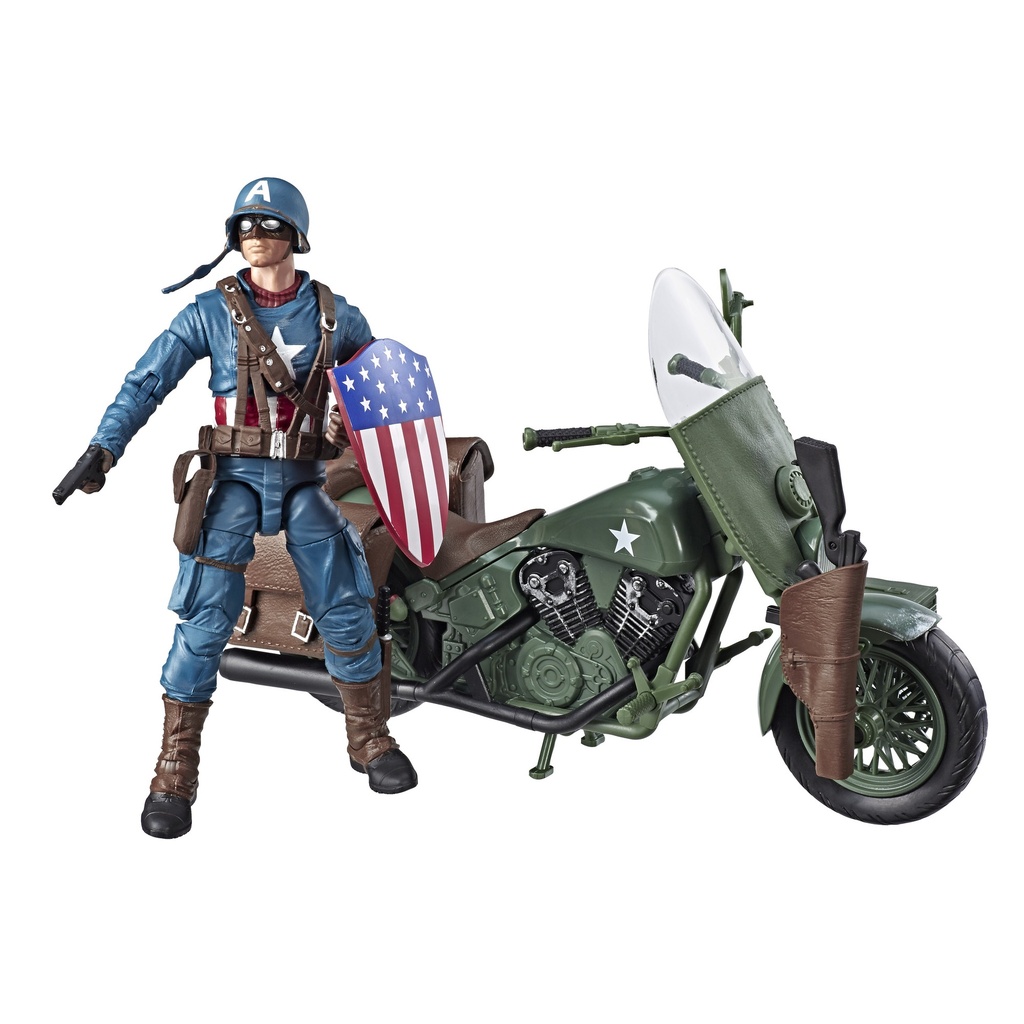 Marvel Legends Series Captain America with Motorcycle