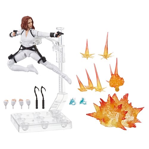 Hasbro Marvel Legends Black Widow Series E8673 BLACK WIDOW 6-inch / 15cm Deluxe Edition - with explosion effects and multiple accessories + AF Stand - FAN CHANNEL EXCLUSIVE!!!