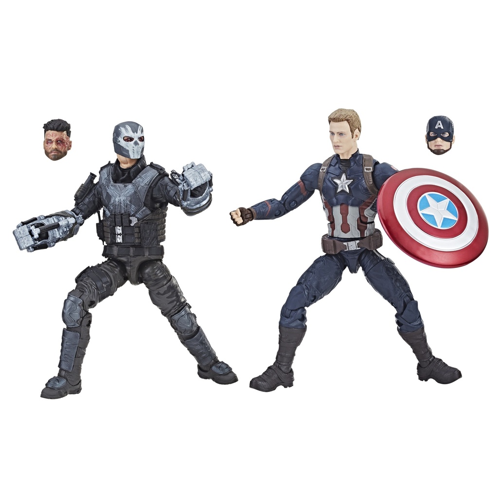Hasbro Marvel Legends Marvel Studios: the First Ten Years E2447 CAPTAIN AMERICA vs. CROSSBONES 6-Inch / 15cm 2-Pack - Captain America 3 CIVIL WAR - Marvel Studios the First 10 Years - Assortment 2018