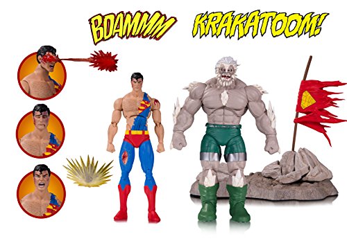 DC Collectibles the Death of Superman Doomsday & Superman Deluxe Action Figure (Pack of 2)