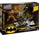 BATMAN, Batcycle Vehicle with Exclusive BATMAN and CLAYFACE 4-Inch Action Figures