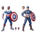 Marvel Legends 6 Inch Action Figure 2-Pack - Captain America Steve Rogers & Sam Wilson One Size
