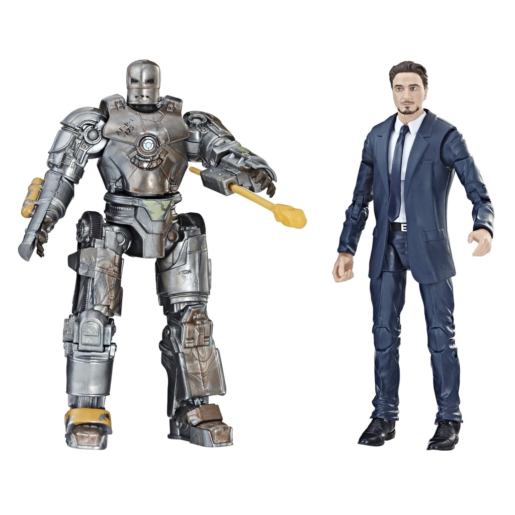 Marvel Studios Legends Series Hasbro Tony Stark & Iron Man Mark 1 2-Pack Action Figures