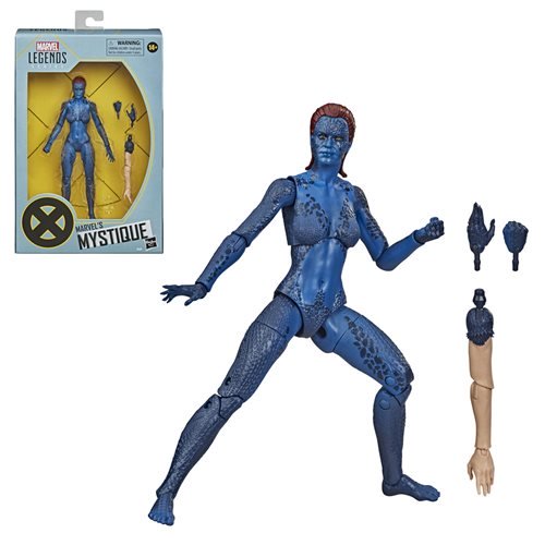 Hasbro Marvel Legends E9284 MYSTIQUE (Mutant Form / X-Men 1 Film Version) 6-Inch / 15cm Action Figure - Marvel Studios 20th Anniversary Assortment - 2021