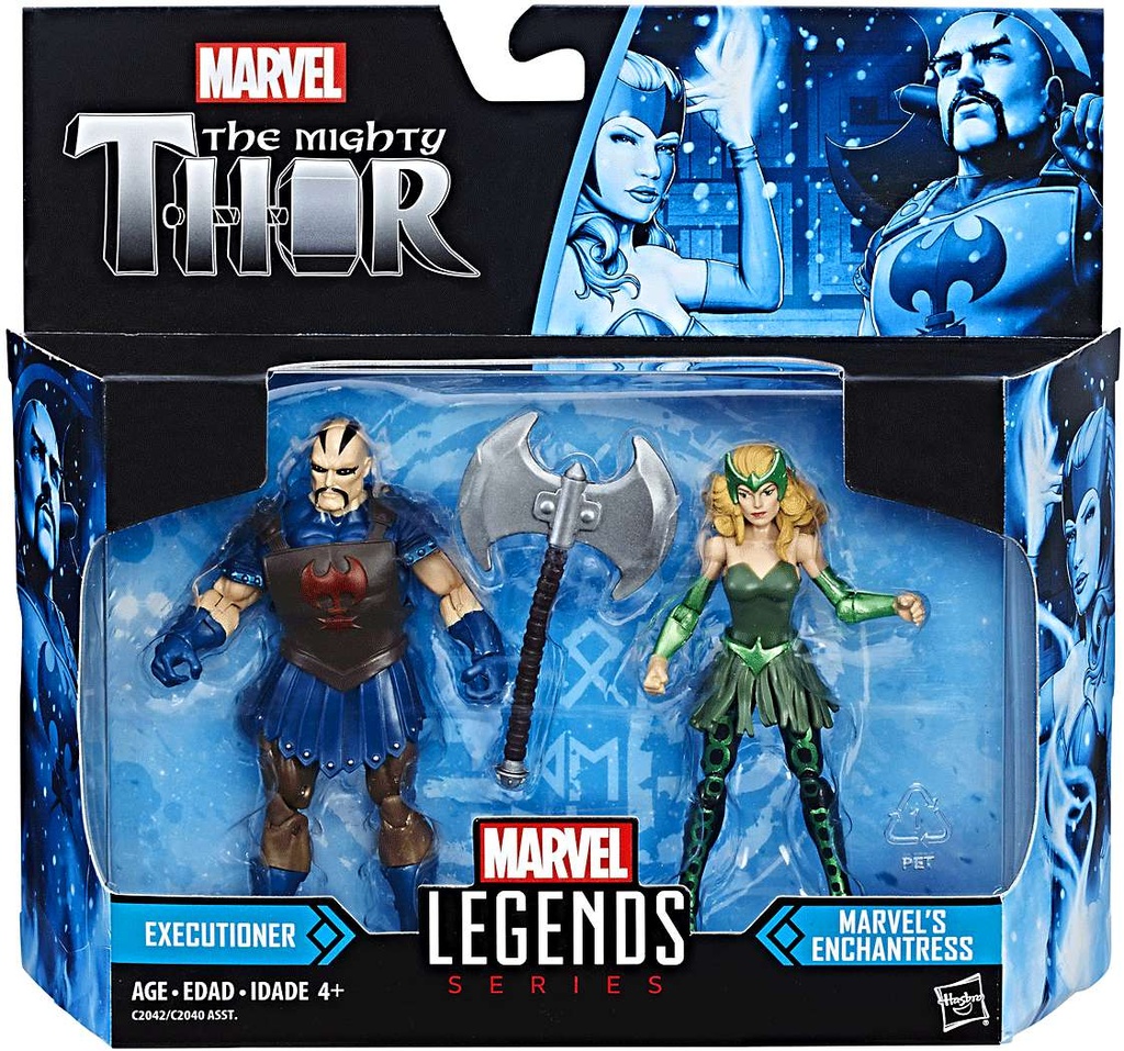 Marvel Legends 3.75-Inch Marvel S Enchantress & Executioner 2-Pack action figures