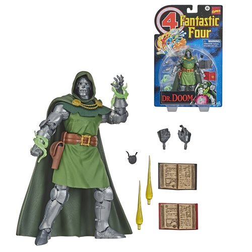 Marvel Legends Retro 6 Inch Action Figure Fantastic Four - Dr. Doom 6 Inch