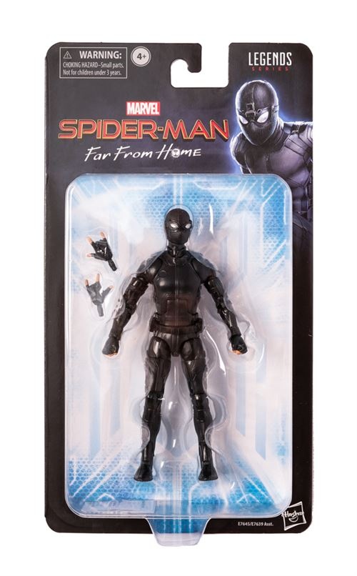 Hasbro Marvel Legends E7645 SPIDER-MAN Far From Home Series (Stealth Suit - codename night monkey) 6-Inch / 15cm Action Figure - Marvel Studios Assortment 2025 - Euro Exclusive Card