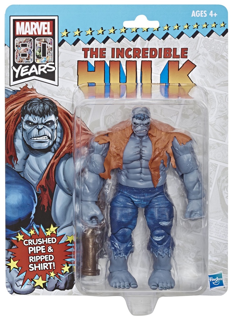 Marvel Legends Retro Gray Hulk 6 inch Action Figure