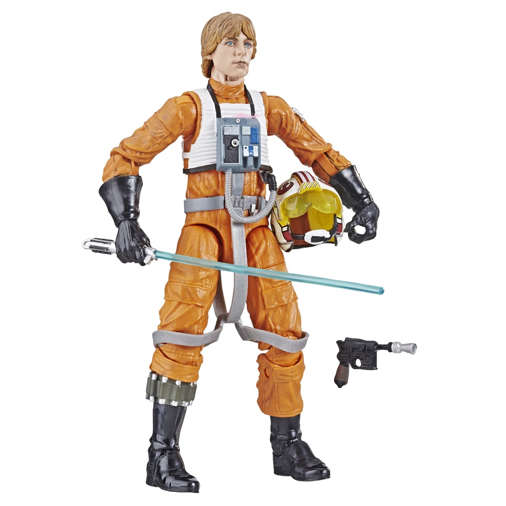 Hasbro Star Wars the Black Series Archive Luke Skywalker (Rebel X-Wing Pilot - Ep. IV A New Hope) E4038 - 6-Inch / 15cm Action Figure - Archive assortment - Death Star Attack Run