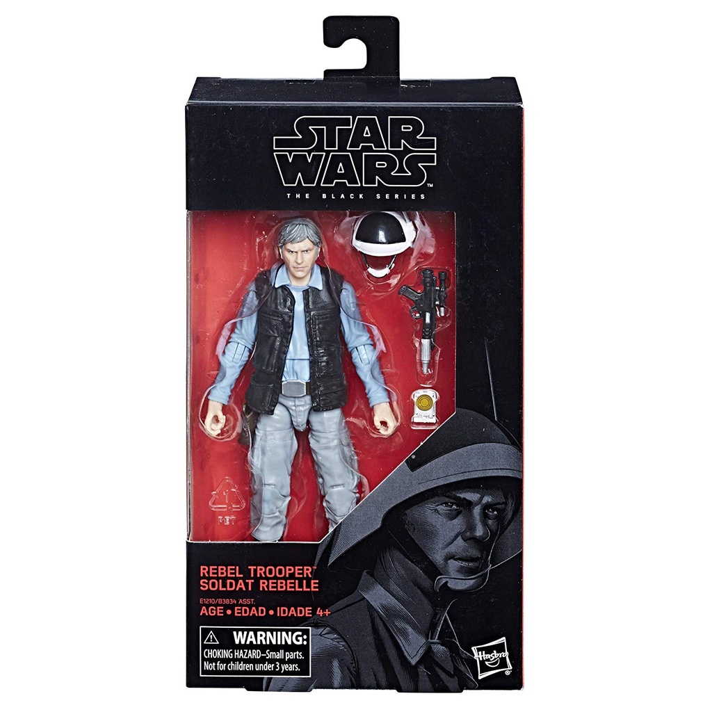 Hasbro Star Wars Black Series No. 69 REBEL FLEET TROOPER 6-inch / 15cm Action Figure - Red Line Assortment Rebel Trooper