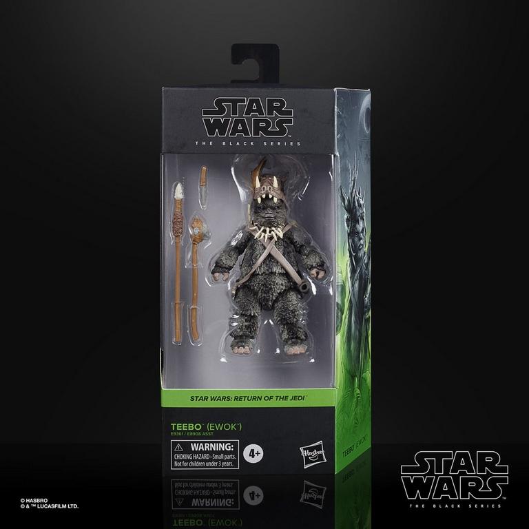 Hasbro STAR WARS the Black Series TEEBO (Ewok Medicine Man) 6-Inch / 15cm Action Figure - Galactic / Chromatic Assortment Ep. VI RotJ