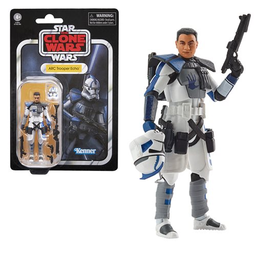 Hasbro Star Wars The Vintage Collection VC176 3.75 Clone Trooper Echo (Clone Wars Animated Series) - 3.75-inch / 10cm Action Figure 2021