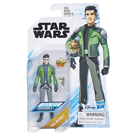 Hasbro Star Wars Star Wars: Resistance Animated Series 3.75-Inch Kaz Xiono Figure Standard
