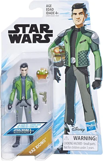 Hasbro Star Wars Star Wars: Resistance Animated Series 3.75-Inch Kaz Xiono Figure Standard