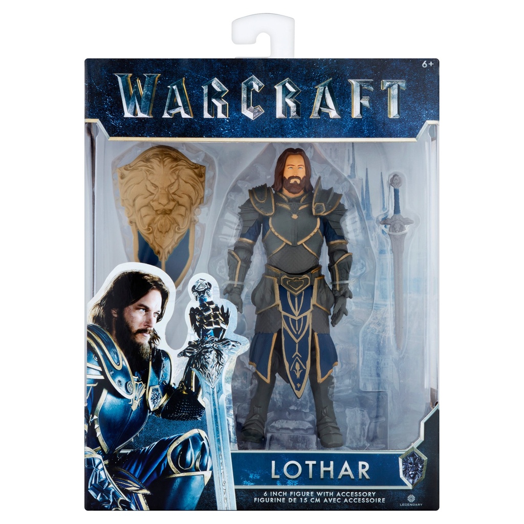World of Warcraft 6 inch Lothar Action Figure jakks pacific