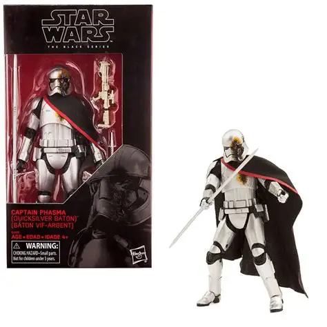 Star Wars Black Series Captain Phasma Quicksilver Baton 6 inch Action Figure