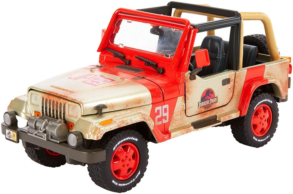 Matchbox Jurassic World 1:18 Scale Jeep Wrangler JP29 VERY RARE