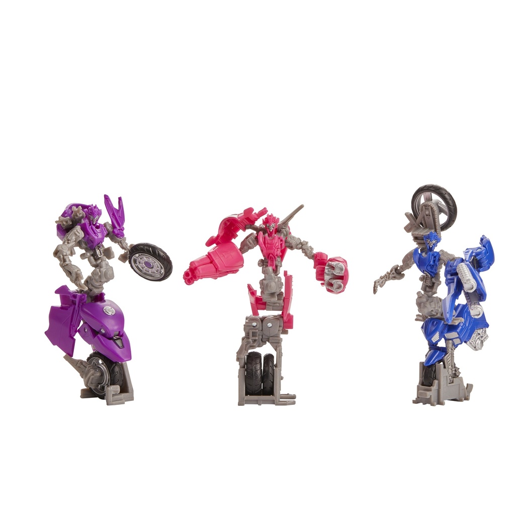 Transformers Toys Studio Series 52 Deluxe Revenge of The Fallen Movie Arcee Chromia Elita-1 Action Figure 3 Pack, 4.5"