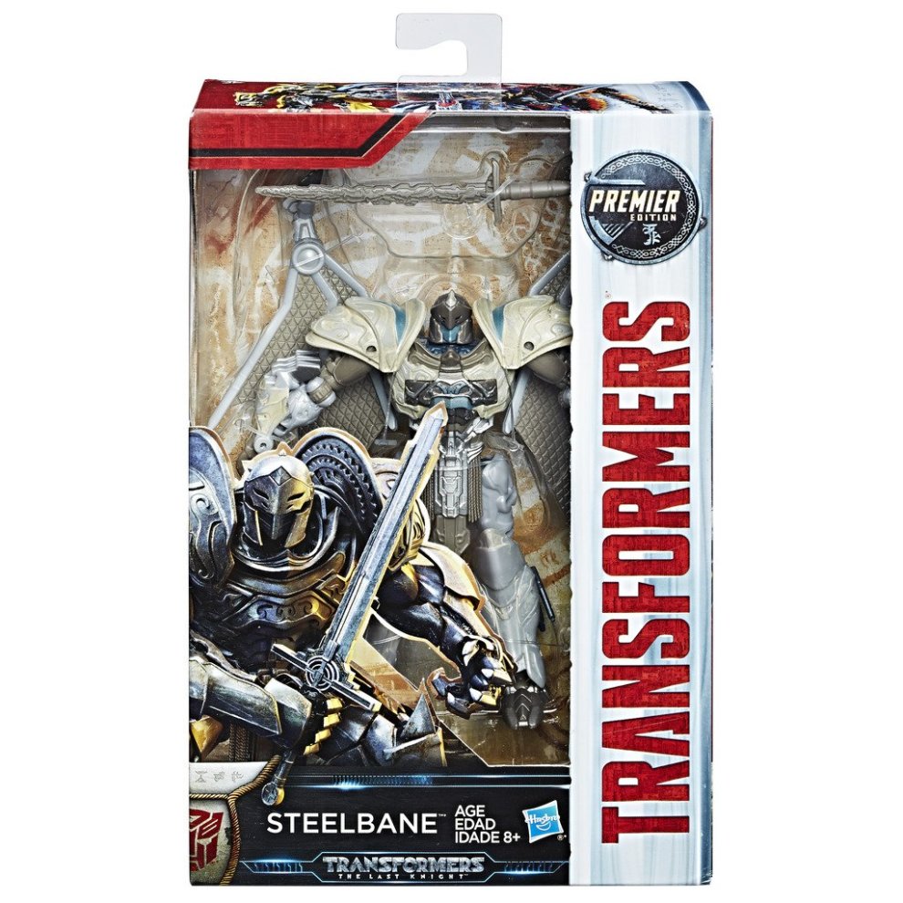 Hasbro Transformers the Last Knight Premier Edition Deluxe Class Steelbane Action Figure
