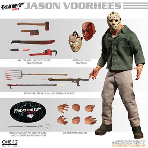 Mezco One:12 Collective Friday the 13th Part 3 - Jason Voorhees Action Figure