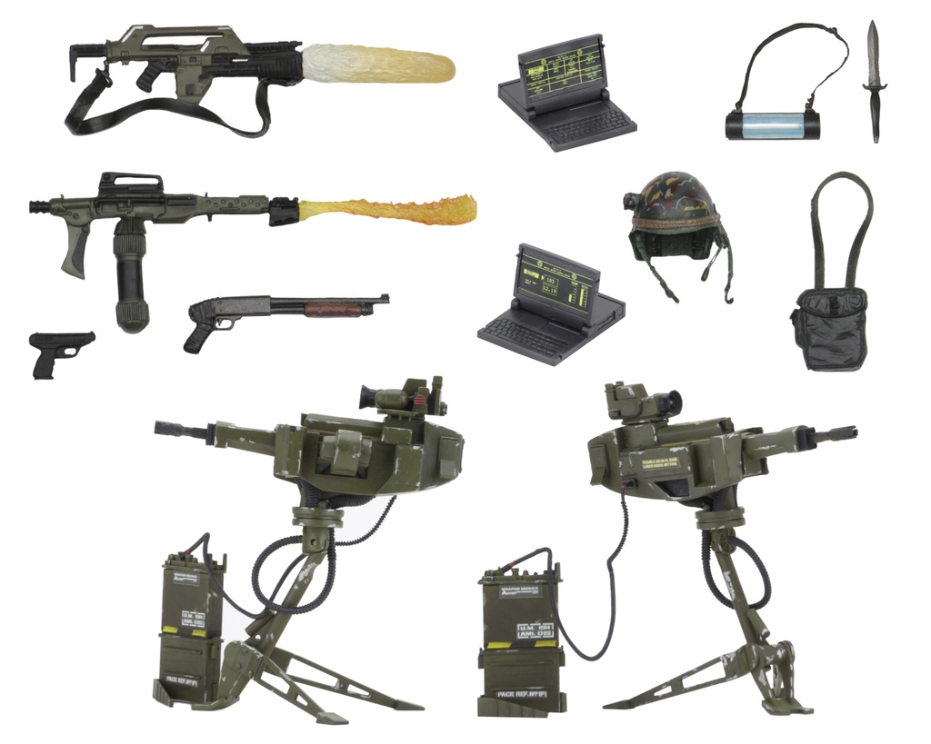 NECA Aliens 30th Anniversary USCM Arsenal Accessory Set