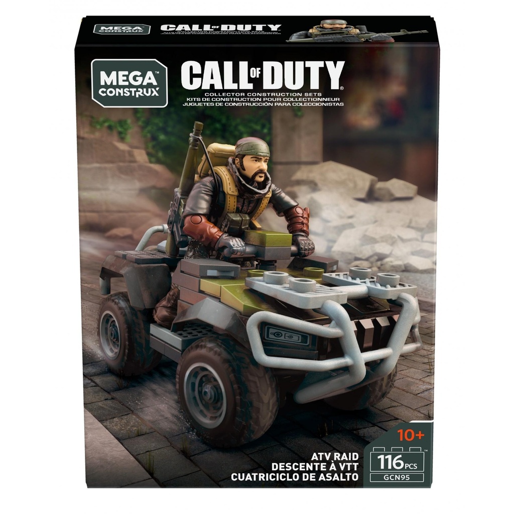 MEGA CONSTRUX Call of Duty ATV Raid Building Set GCN95 116 Pieces