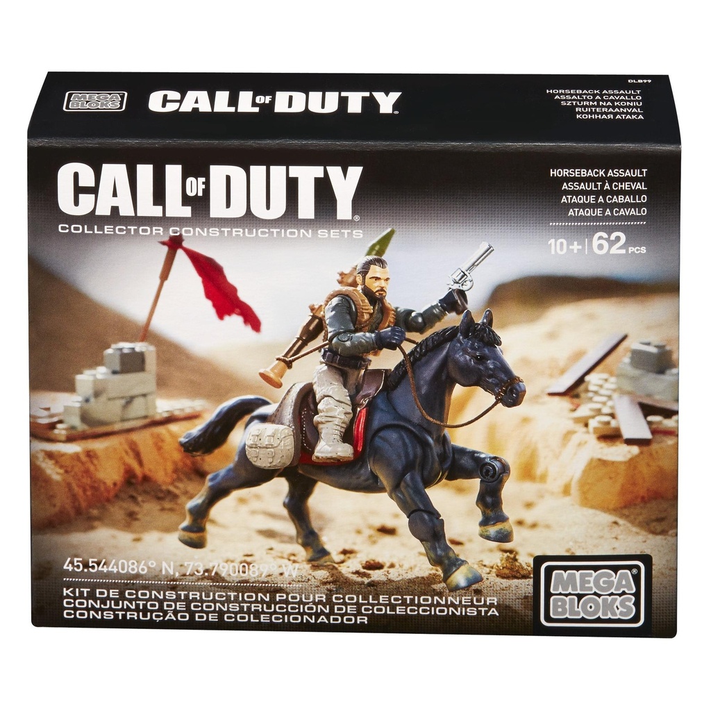 Mega Bloks Call Of Duty Horseback Assault Collector Construction Set #DLB99