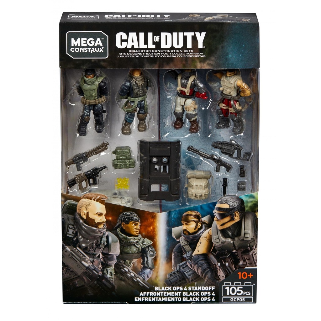 Mega Construx Call of Duty Black Ops 4-Troop Figures Pack