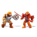 Mega Construx Building Set Heroes Action Figure Characters He-Man Vs. Beat Man  44 Pieces