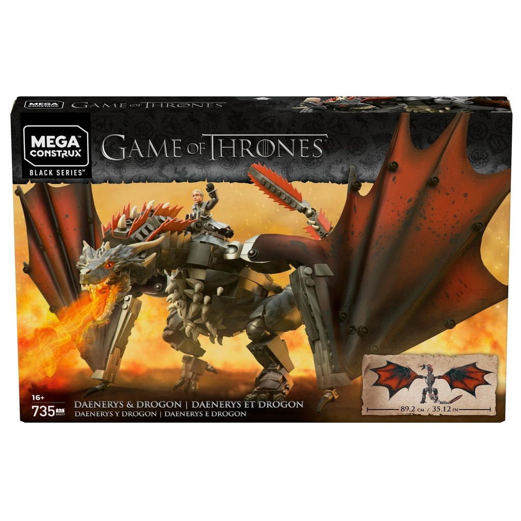 MEGA Construx Game of Thrones Daenerys & Drogon (GKG97)