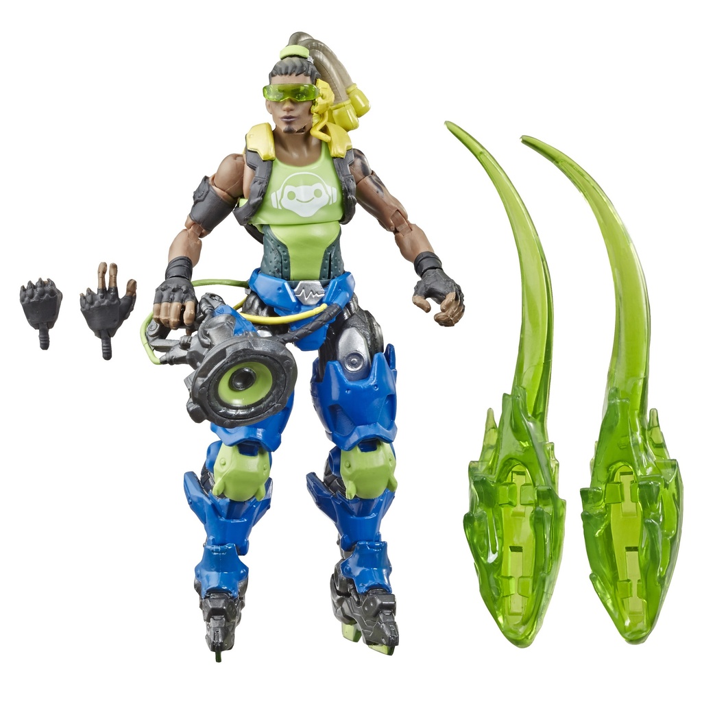 Hasbro Overwatch Ultimates Series E6488 LUCIO (Lúcio) 6-inch / 15cm Collectible Video Game Action Figure with Accessories - E6388 Assortment - 2018