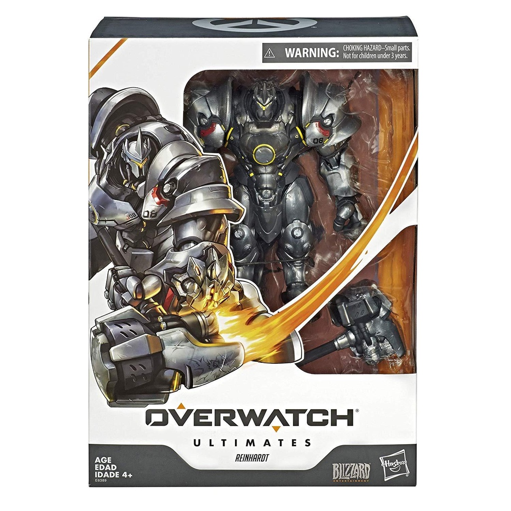 Hasbro Overwatch Ultimates Series E6389 Reinhardt 6-inch /15cm scale - 12-Inch / 30cm Deluxe Large Action Figure - 2018