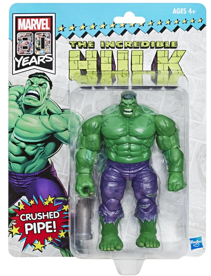 Marvel Legends SDCC EXCLUSIVE CRUSHED PIPE HULK 6 inch Action Figure