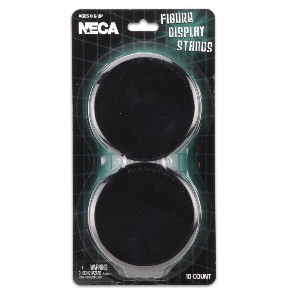 NECA - Black Figure Display Stand - Set of 10