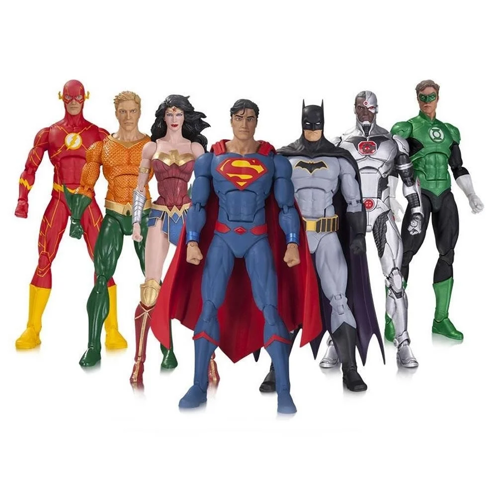 Justice League DC Rebirth Action Figure 7-Pack box set