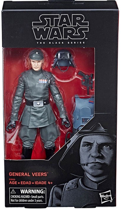 Star Wars Black Series General Veers - the Empire Strikes Back - Exclusive 6-Inch / 15cm Action Figure - Red Line Assortment - C8.5 G/VG Packaging Condition