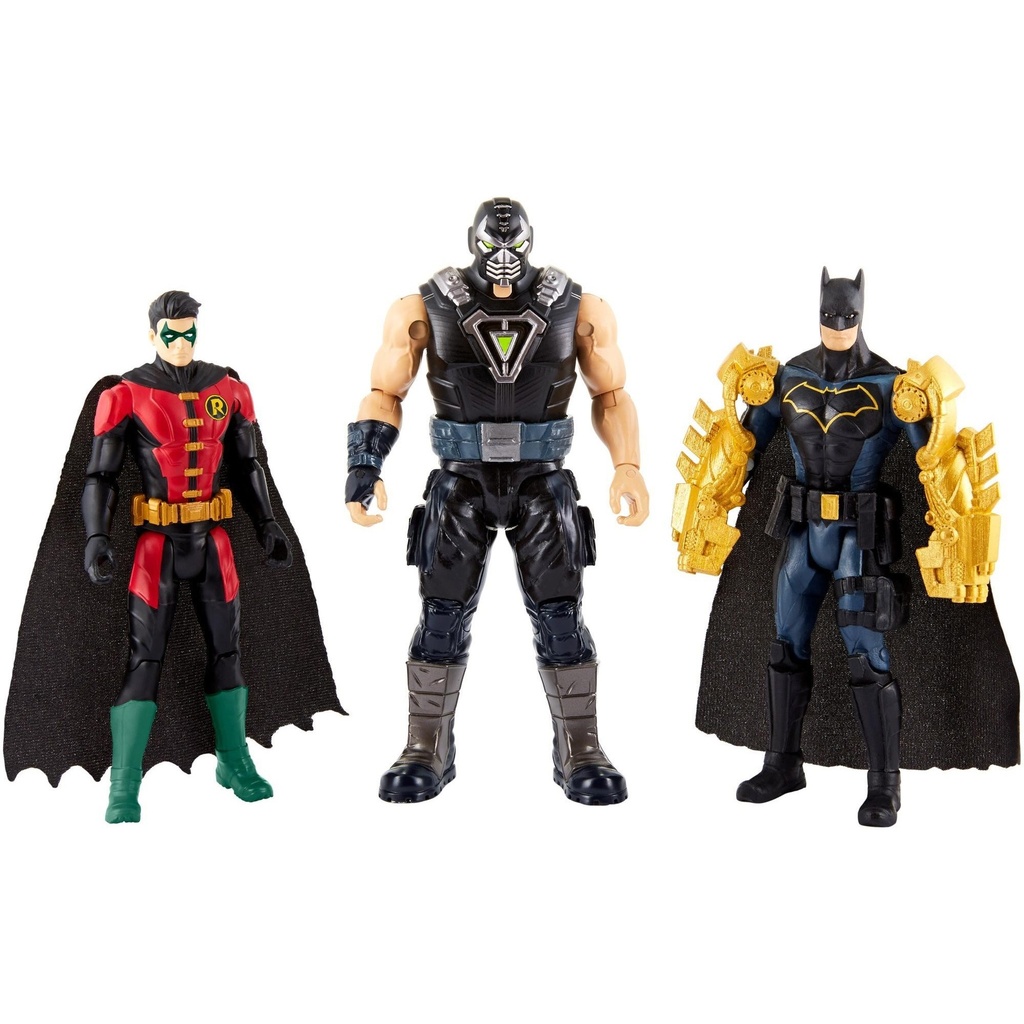 Batman Missions Batman & Robin Vs. Bane Figures 3-Pack