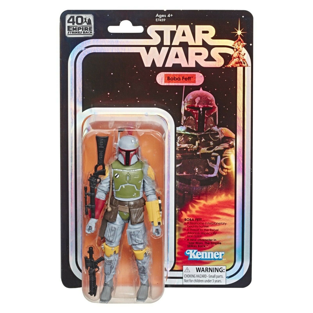 Hasbro Star Wars Black Series BOBA FETT - SDCC 2019 Exclusive 6 in. / 15cm Action Figure - Credit Collection - Kenner Tribute