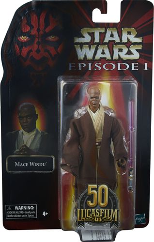 Star Wars Black Series 6" 50th Anniversary Lucasfilm Mace Windu Action Figure The Phantom menace