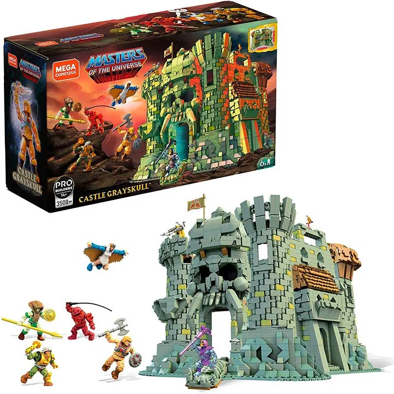 MEGA Masters of the Universe Castle Grayskull 3508 Pc Construction Set RARE