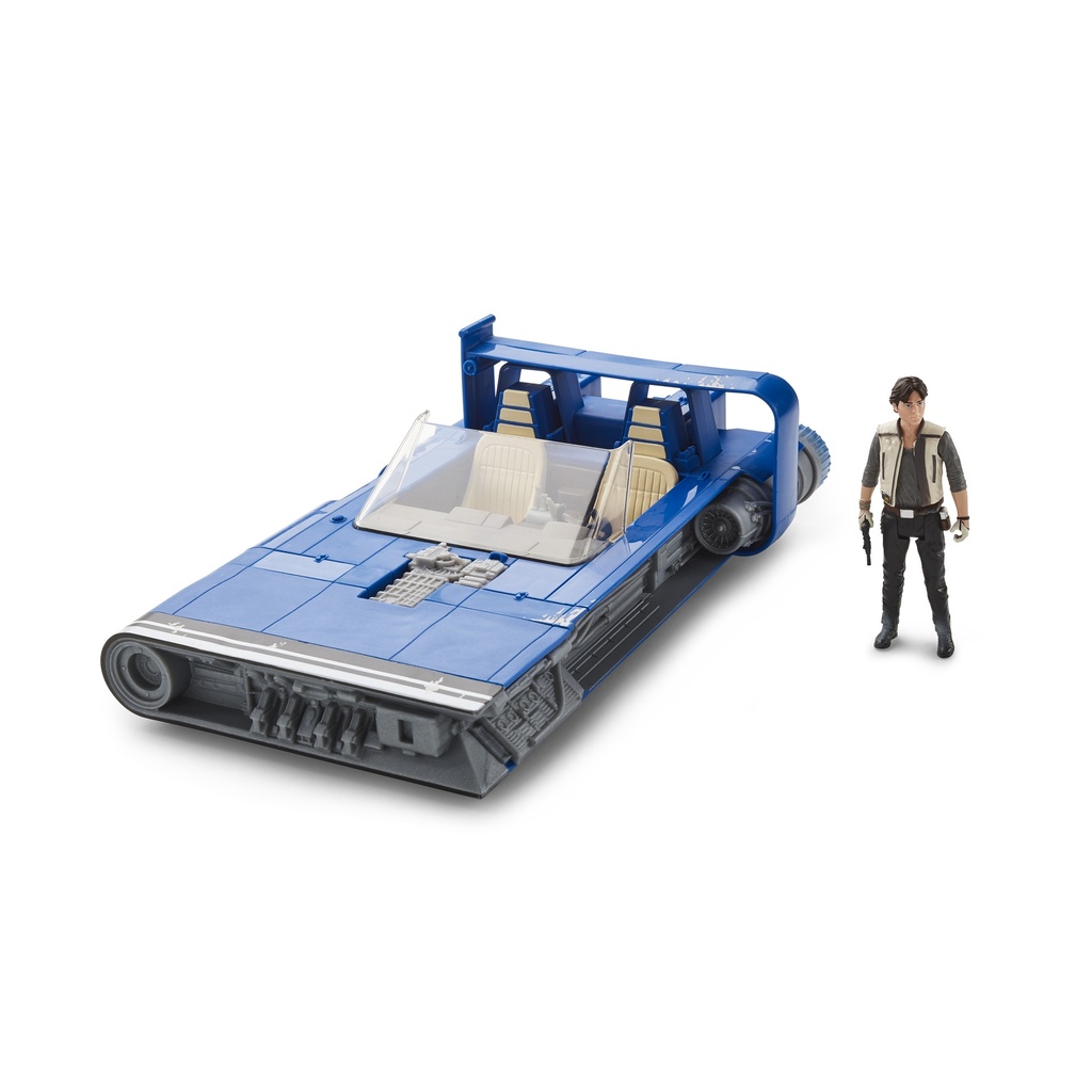 Star Wars Force Link 2.0 Han Solo Landspeeder and Figure 3.75 scale