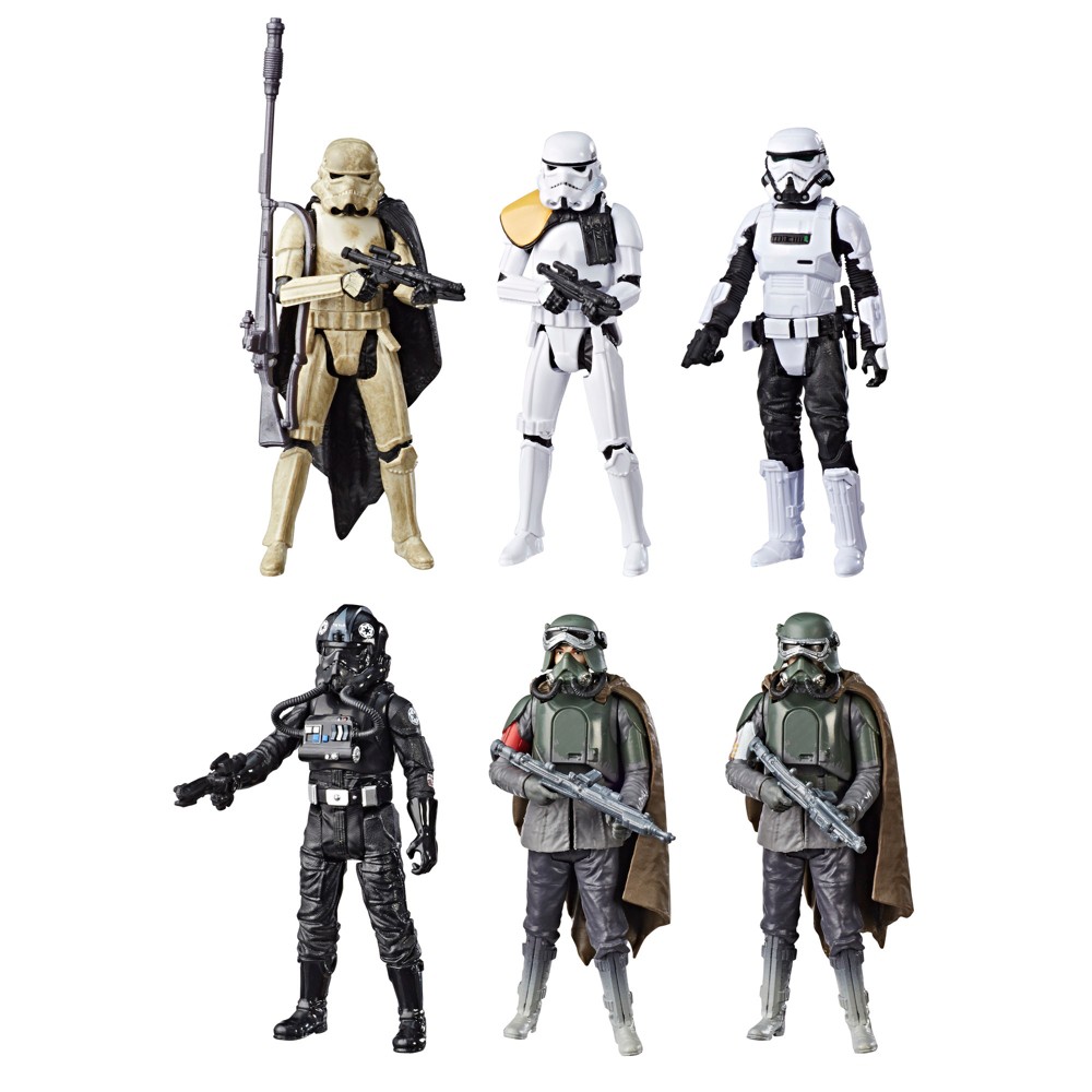Hasbro Star Wars Force link 2.0 Imperial Forces Battle of Mimban 3.75-inches / Basic Figure 6-Pack Trooper army builder E2827 - Target exclusive set - Solo: A Star Wars Story 2018 - Imperial Army Builder pack
