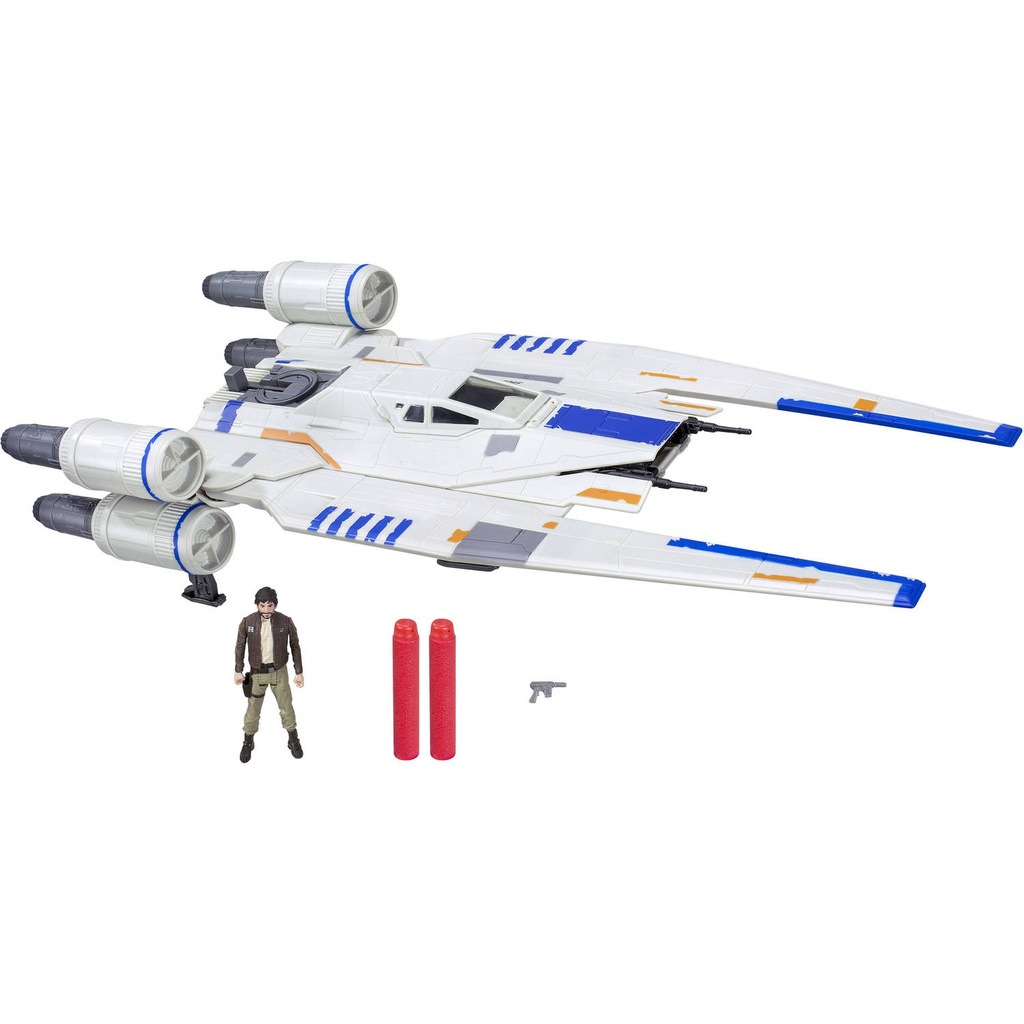 Star Wars Rogue One 3.75 Rebel U-Wing Fighter w/Cassian Figure