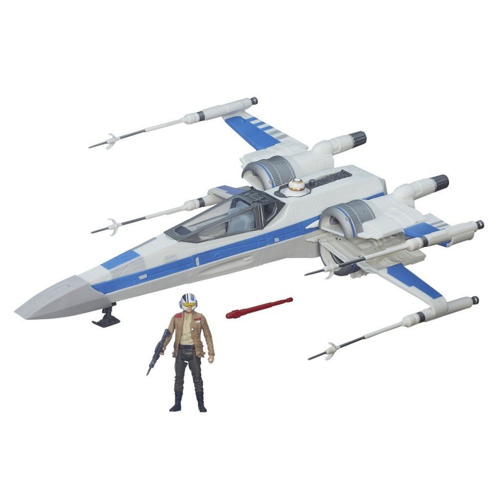 Star Wars the Force Awakens Resistance X-Wing with Exclusive Poe Dameron 3.75 scale